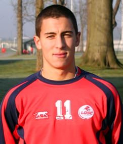 Eden Hazard with nr. 11 at Lille