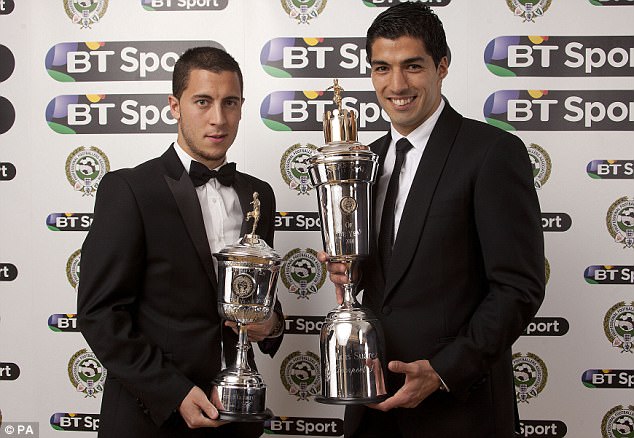 Eden Hazard wins Young player PFA award 2013-14